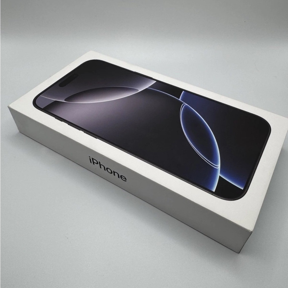 Original Apple Empty Box iPhone 16 Pro Max Black Titanium 256GB BOX ONLY